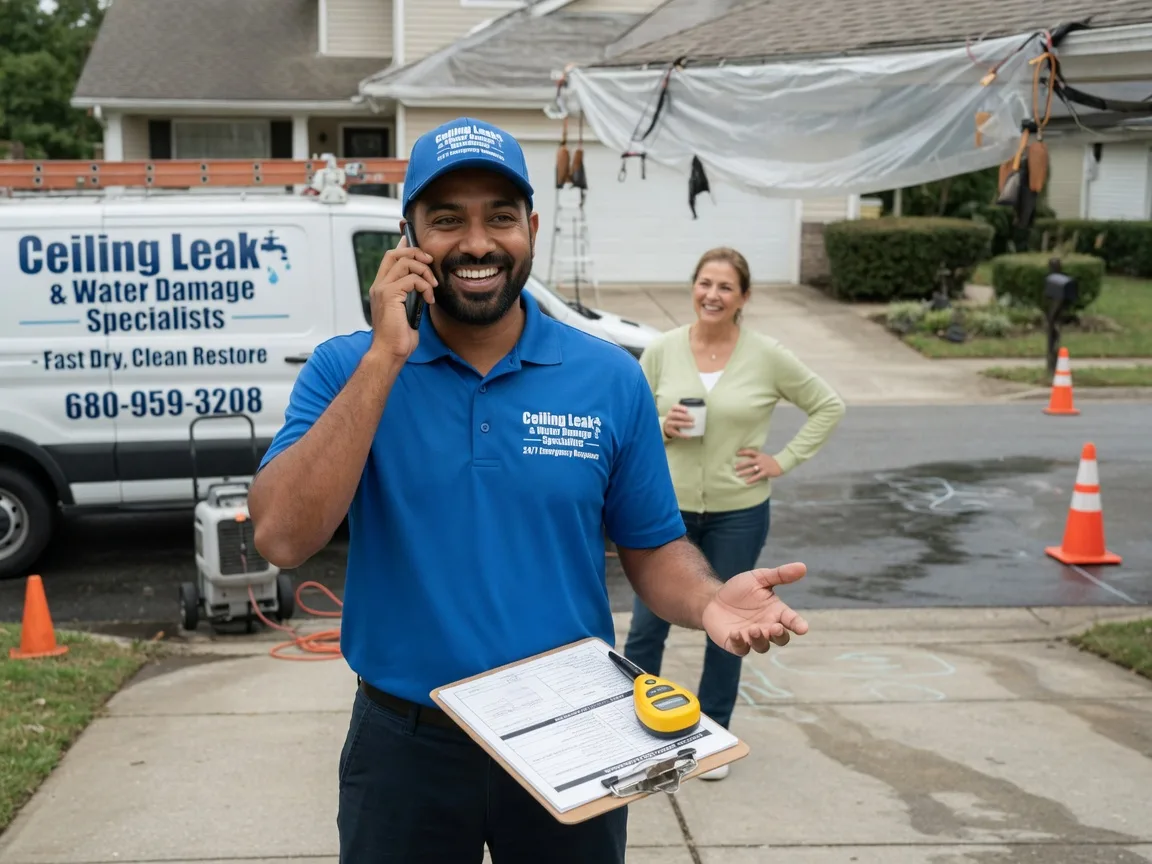 Ceiling Leak Cleanup Marble, NC FAQs